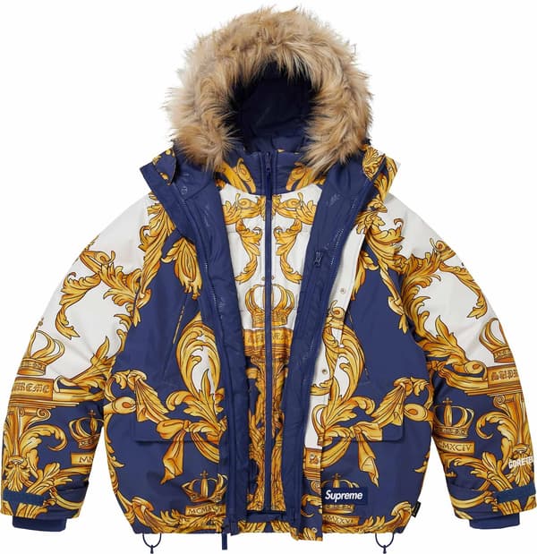 2-in-1 Meissen® GORE-TEX Shell + Reversible 700-Fill Down Jacket - Navy Meissen® (detail)