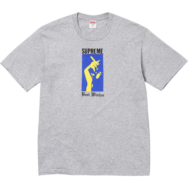 Wish Tee - Heather Grey (front)