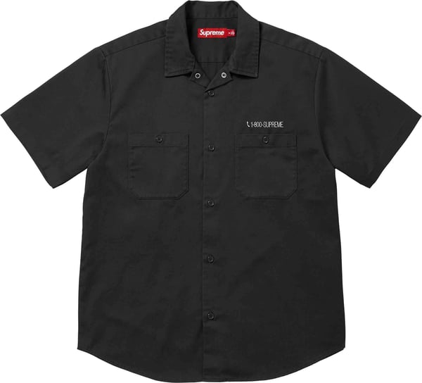 AOI Cyborg S/S Work Shirt - Black (front)