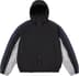 AOI Fleece Lined Track Jacket - Black (front)