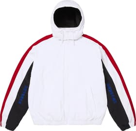 AOI Fleece Lined Track Jacket White