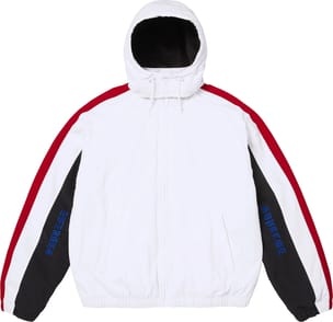 AOI Fleece Lined Track Jacket White