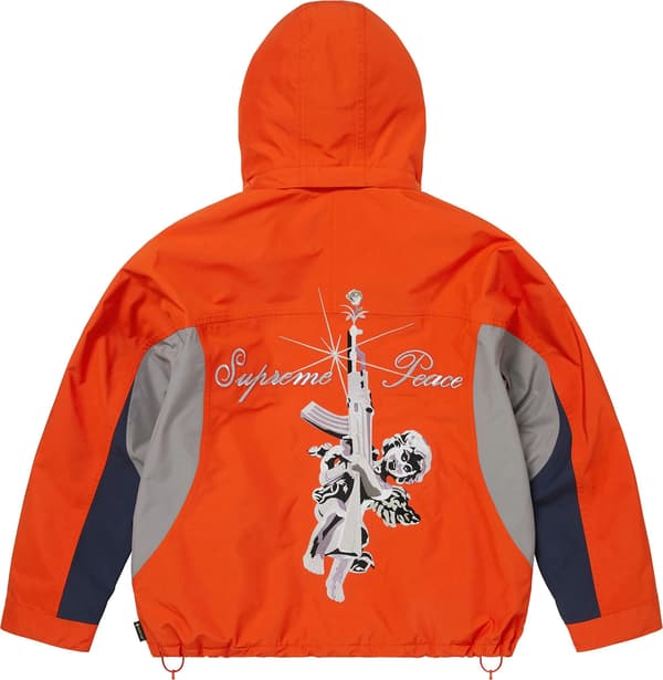 AOI GORE-TEX Hooded Jacket - Orange (detail)