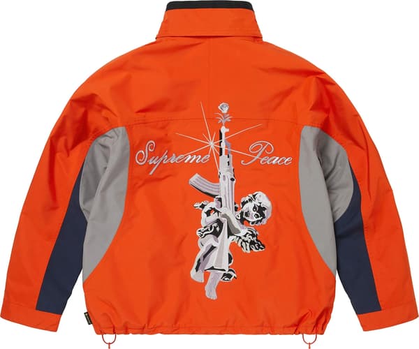 AOI GORE-TEX Hooded Jacket - Orange (detail)