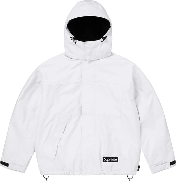 AOI GORE-TEX Hooded Jacket - White (front)