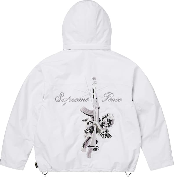 AOI GORE-TEX Hooded Jacket - White (detail)