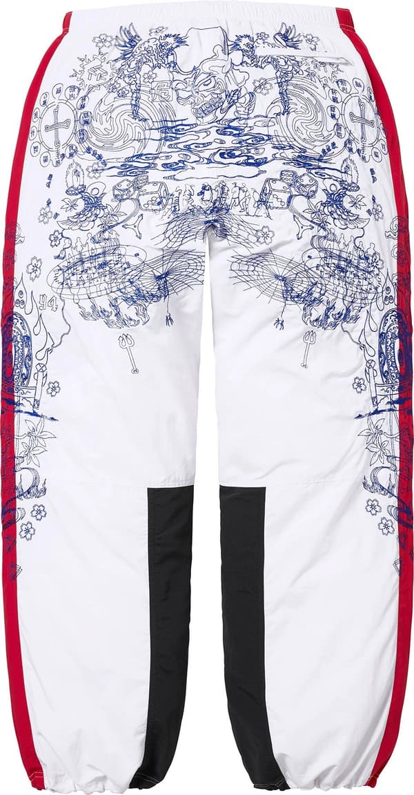 AOI Track Pant - White (detail)