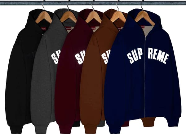 Arc Thermal Lined Zip Up Hooded Sweatshirt - Group Shot