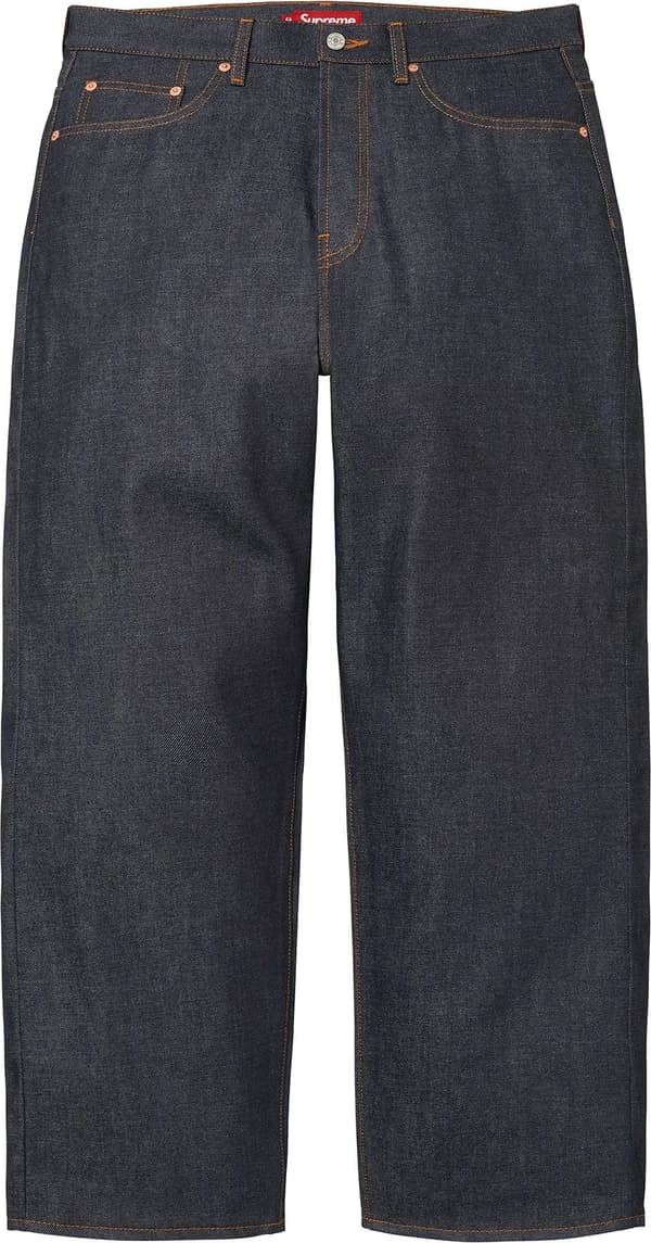 Baggy Selvedge Jean - Rigid Indigo (front)