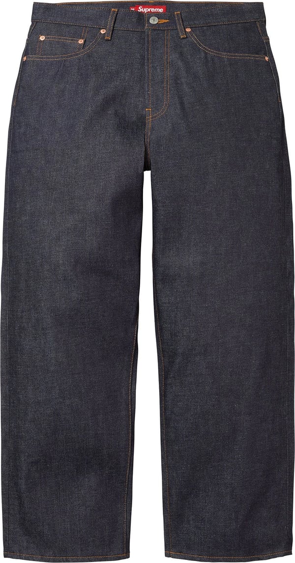 Baggy Selvedge Jean - Rigid Indigo (front)