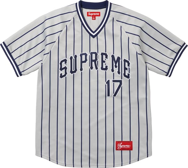 Baseball Jersey - Pinstripe (front)