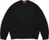 Bouclé Small Box Sweater - Black (front)
