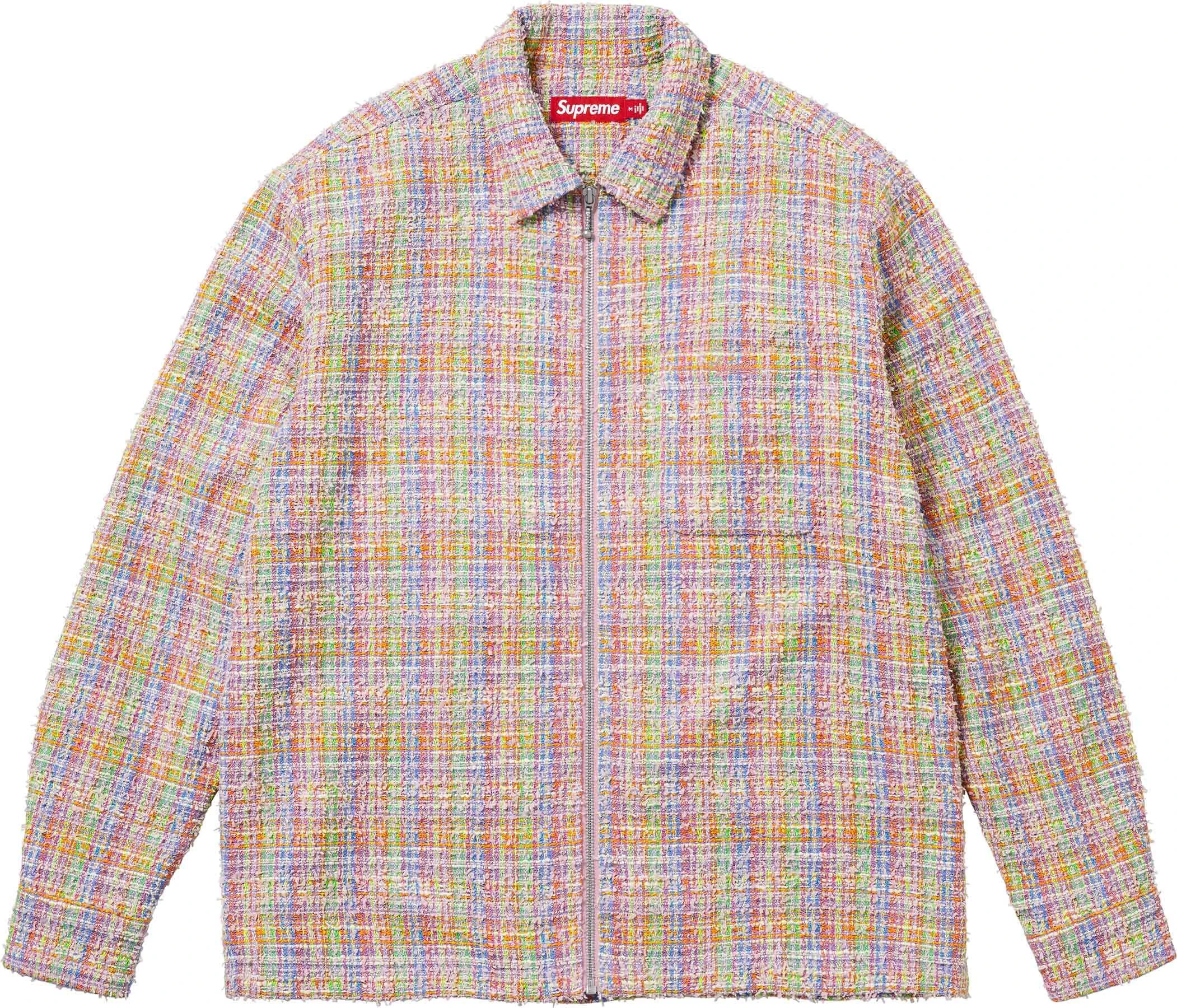 Bouclé Zip Up Shirt colorway 2