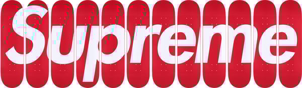 Box Logo Skateboards (Set of 12) - Group Shot