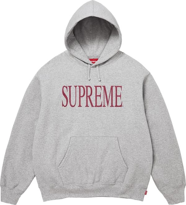 Capital Hooded Sweatshirt - Heather Grey (front)
