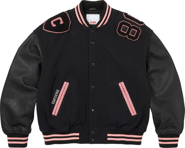 Captains Varsity Jacket - Black (front)