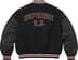 Captains Varsity Jacket - Black (detail)