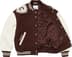 Captains Varsity Jacket - Brown (detail)