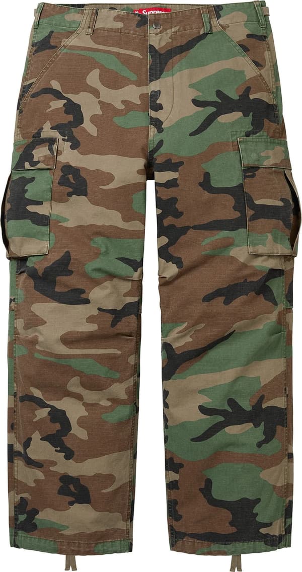 Cargo Pant - Woodland Camo (front)