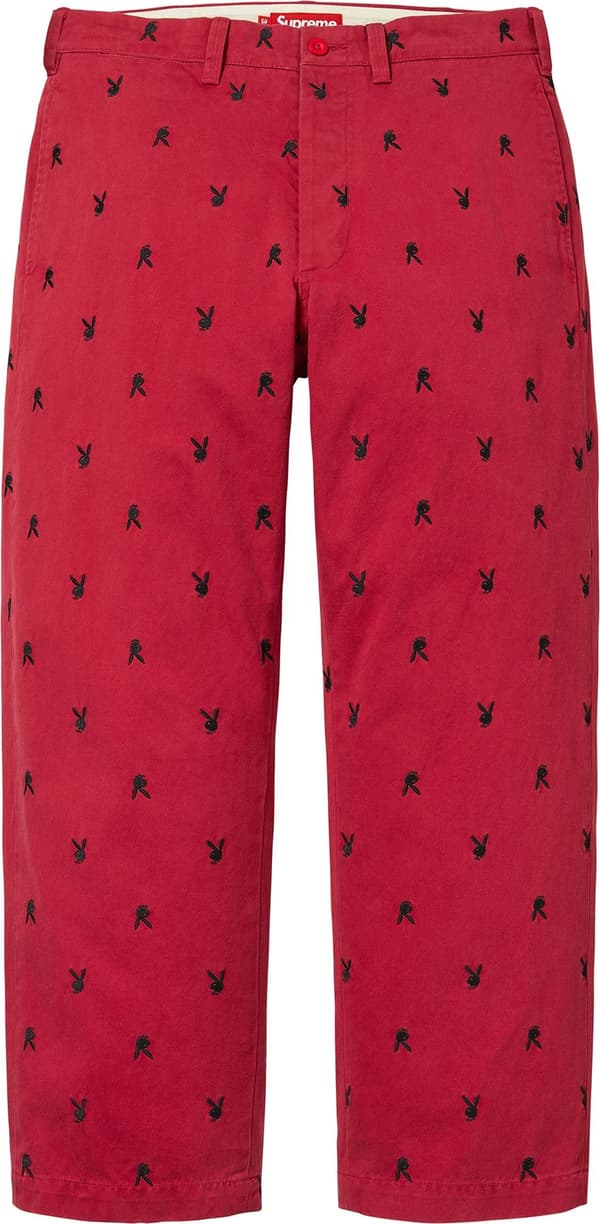 Chino Pant - Red Playboy® (front)