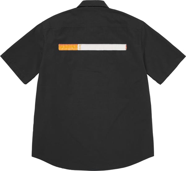 Cigarette S/S Shirt - Black (detail)