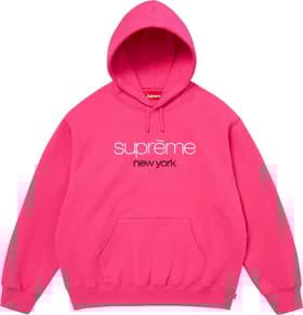Classic Logo Hooded Sweatshirt Bright Fuchsia