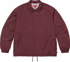 Coaches Jacket Burgundy