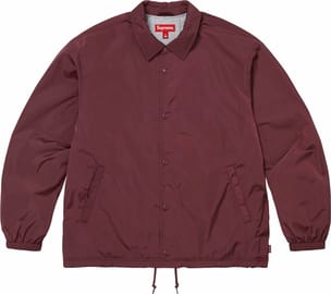 Coaches Jacket Burgundy