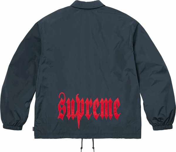 Coaches Jacket - Navy (detail)