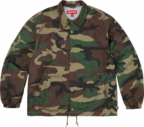 Coaches Jacket - Woodland Camo (front)