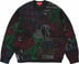 Collage Embroidered Sweater - Black (front)