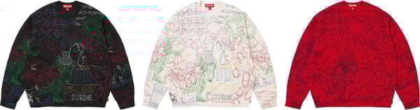 Collage Embroidered Sweater - Group Shot