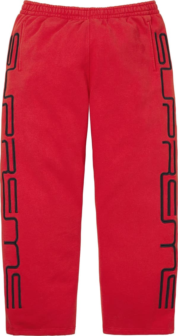 Connect Sweatpant - Red (front)