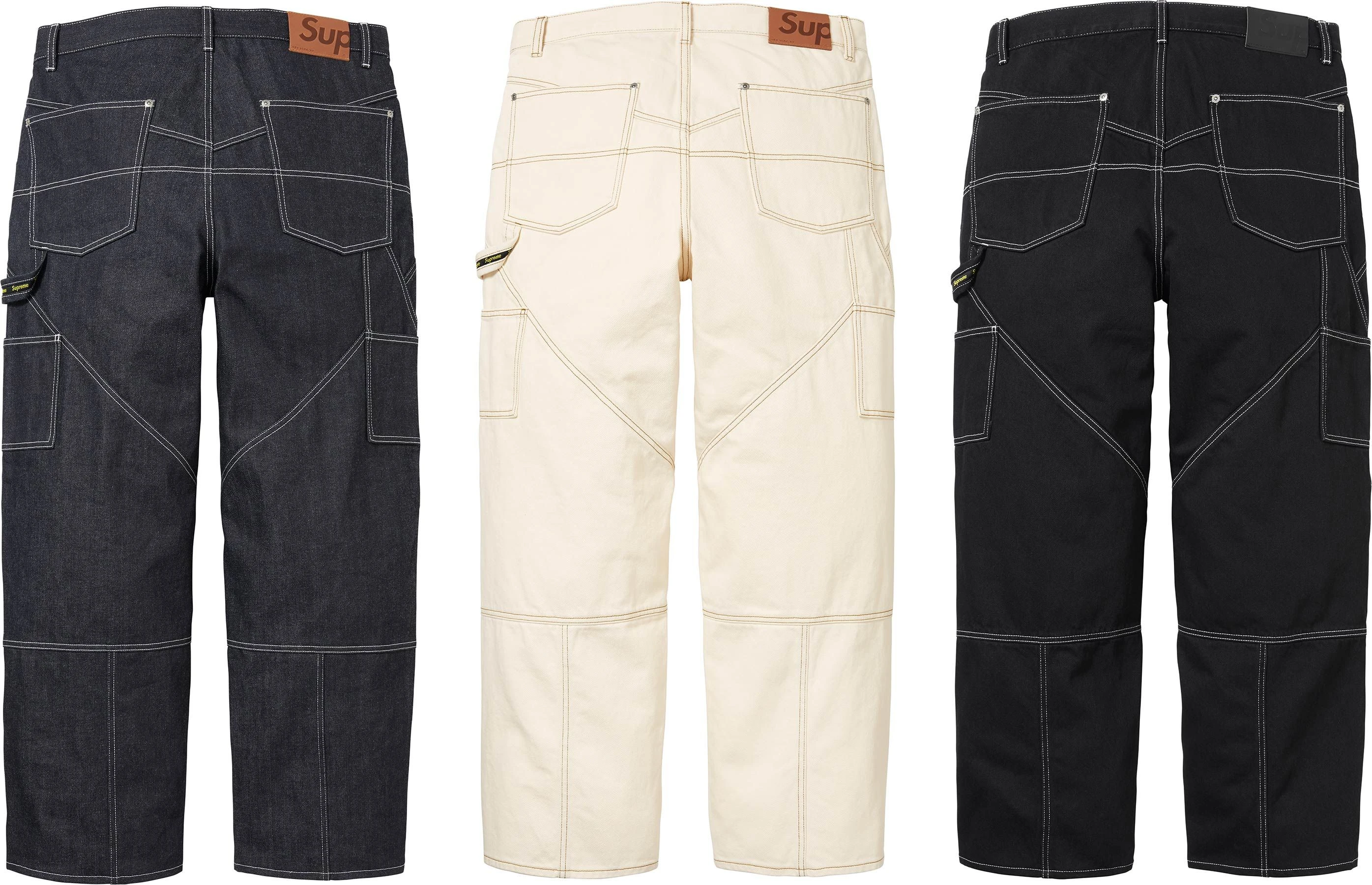 Contrast Stitch Double Knee Painter Jean colorway 2