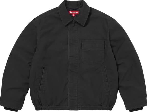 Cordura® Twill Utility Jacket - Black (front)