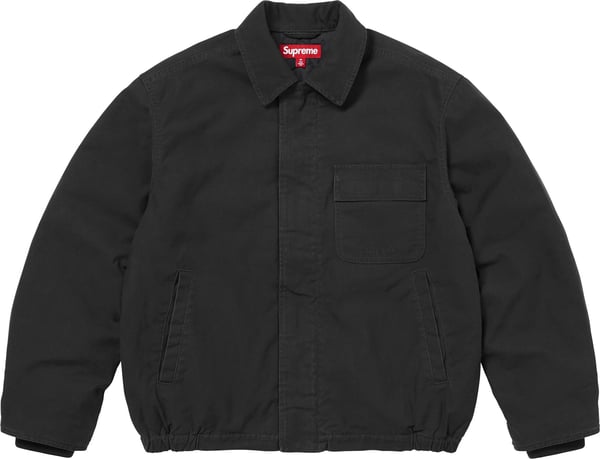 Cordura® Twill Utility Jacket - Black (front)