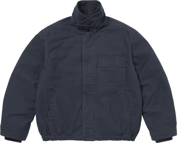 Cordura® Twill Utility Jacket - Navy (detail)