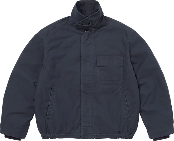 Cordura® Twill Utility Jacket - Navy (detail)