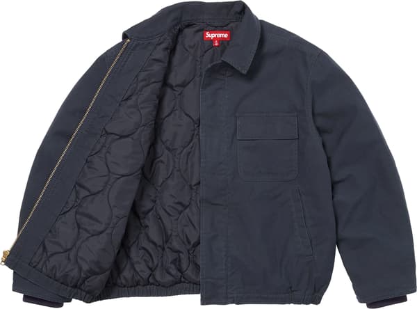 Cordura® Twill Utility Jacket - Navy (detail)