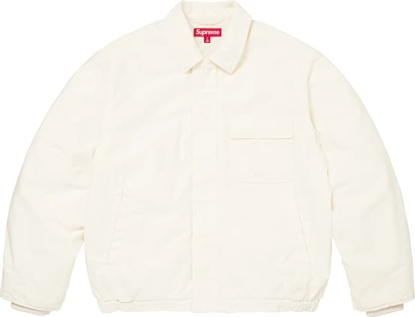 Cordura® Twill Utility Jacket - White (front)