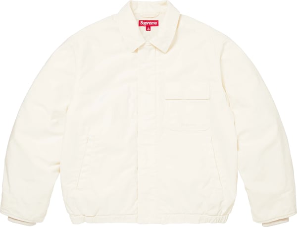 Cordura® Twill Utility Jacket - White (front)