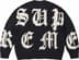 Cross Stitch Logo Sweater - Black (detail)