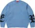 Cross Stitch Logo Sweater - Blue (front)