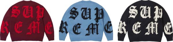 Cross Stitch Logo Sweater - Group Shot