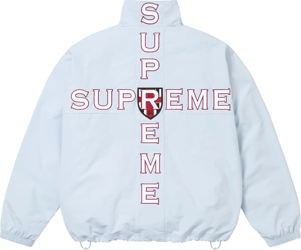 Cross Track Jacket - Light Blue (detail)