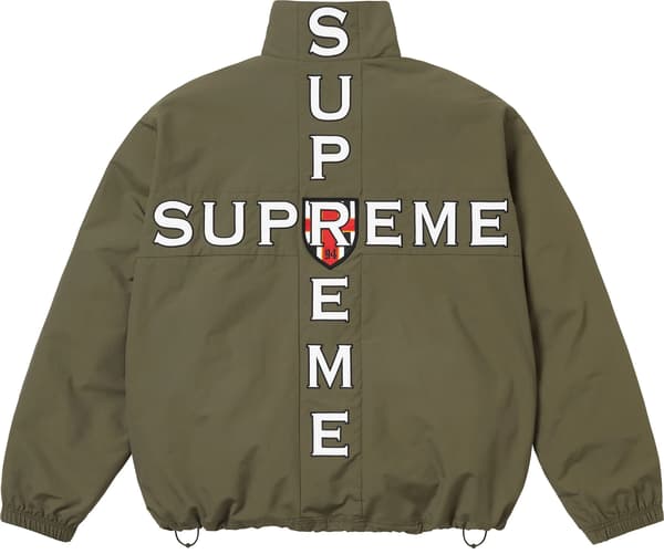 Cross Track Jacket - Olive (detail)
