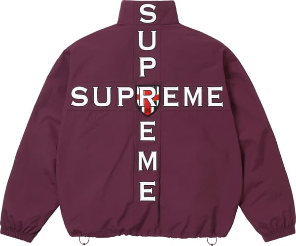 Cross Track Jacket - Plum (detail)