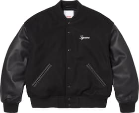 Cross Varsity Jacket Black