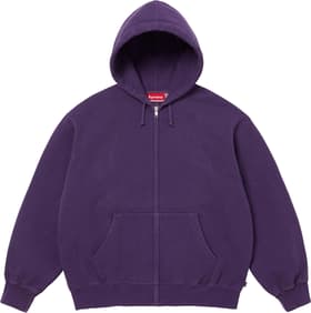 Cut Out Zip Up Hooded Sweatshirt Dark Purple