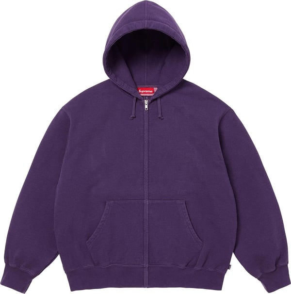 Cut Out Zip Up Hooded Sweatshirt - Dark Purple (front)